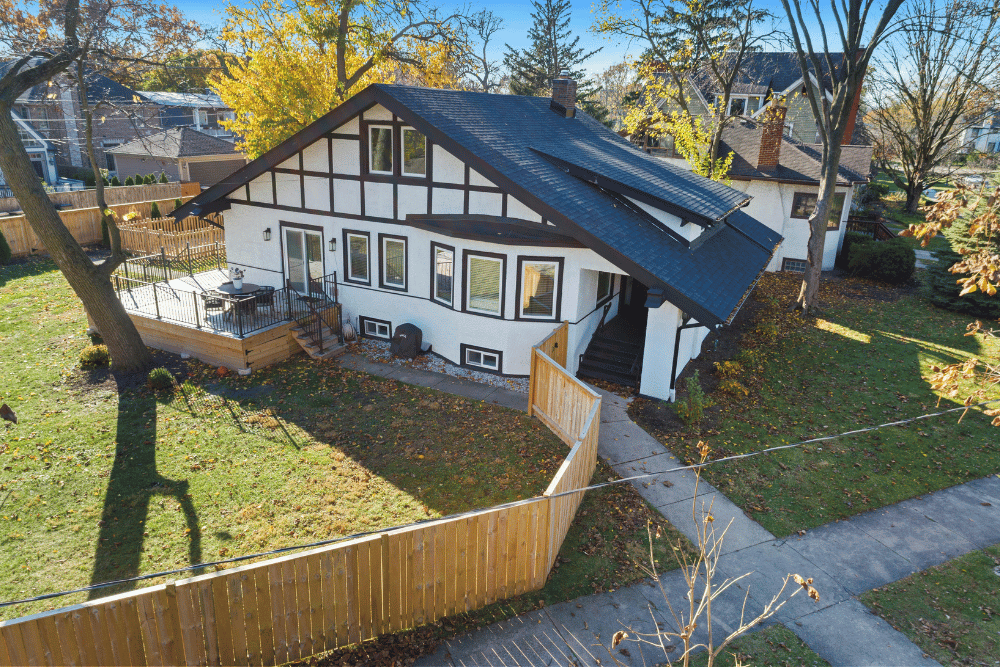 Steep Tudor roof in Park Hill, Denver, CO