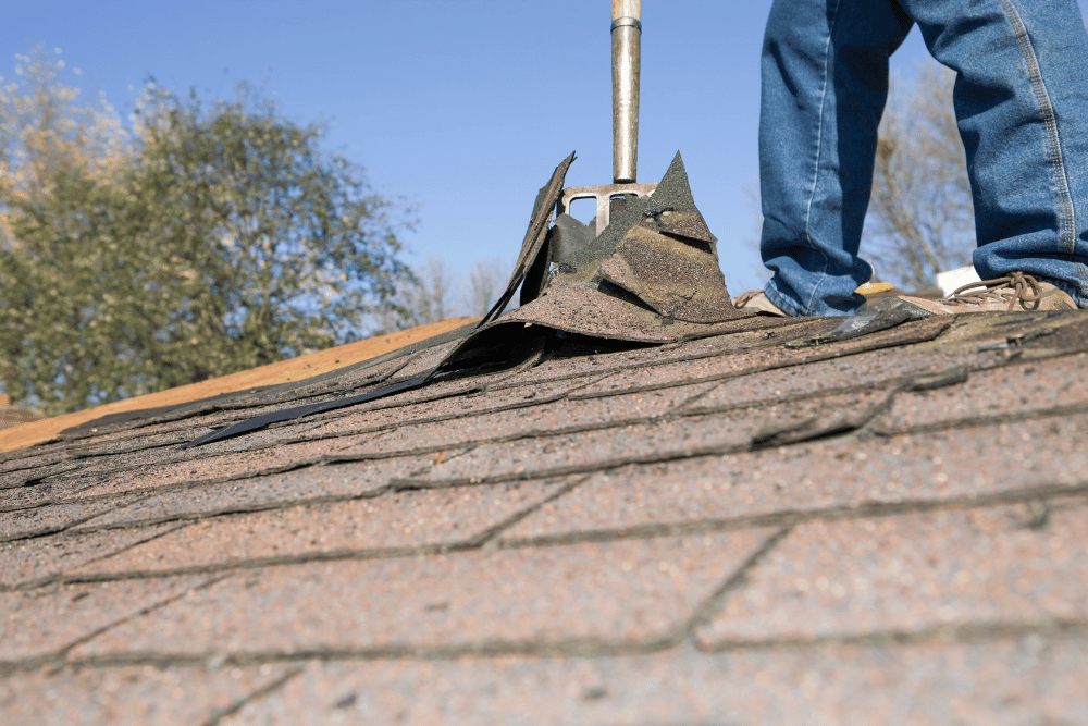 Asphalt roof replacement on an older Park Hill home in Denver, CO